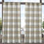 Panneaux de rideaux semi-transparents rayés avec œillets Agim-1551566583-1551566568
