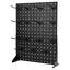 Support noir, 1 pièce avec 15 crochets, organisez vos outils, accessoires et produits pour une meilleure gestion, fabrication en acier laminé à froid, fiable, capacité de 11 lb, installation rapide, 16,92 po