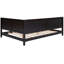 Lit de jour / lit en bois pleine grandeur, style Mid-Century moderne, structure avec accoudoirs et lit de jour /, design classique, bois, inclus-1481413240-1481413245