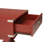 Babs Red Finish Accent Table-2042604271