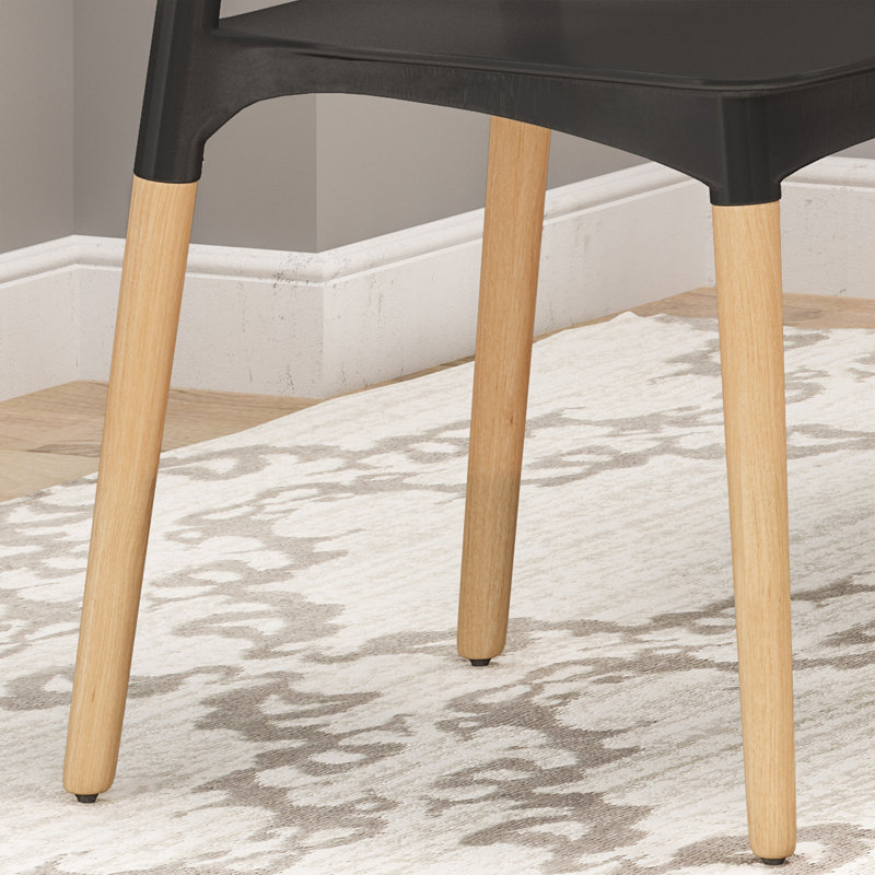 Bohrer Side Chair in Gray, Black