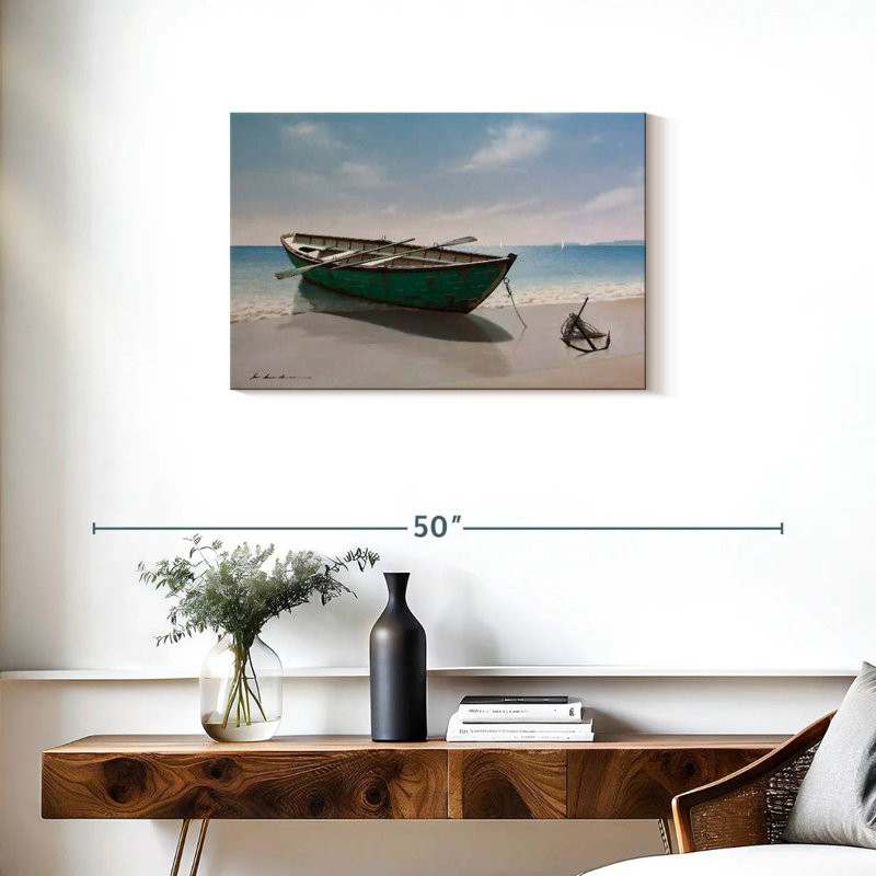 Mehar Green Boat, H 20 po x l 30 po