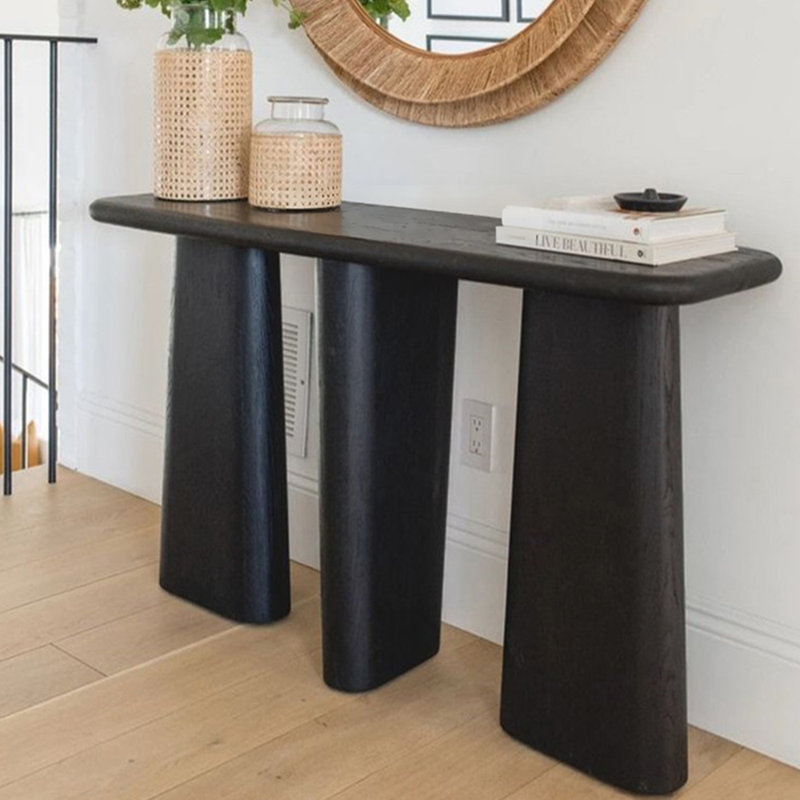 Console American Country, H 30,7 po x l 70,9 po x P 16,9, Noir