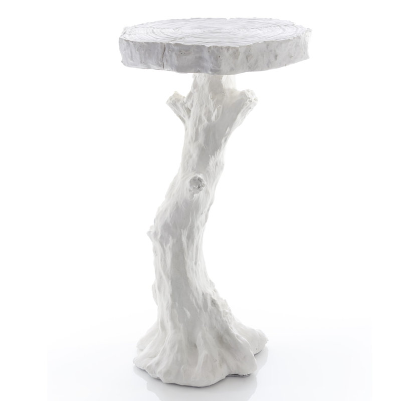 Table en faux bois - blanc