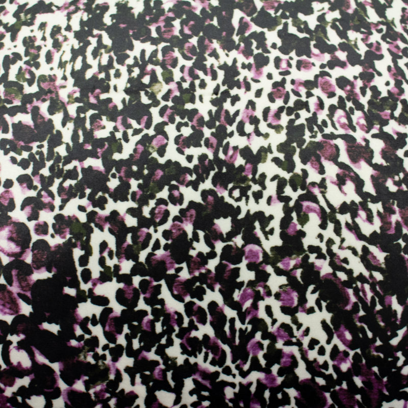 Abstract Square Cushion Cover, Rose Pink,Green