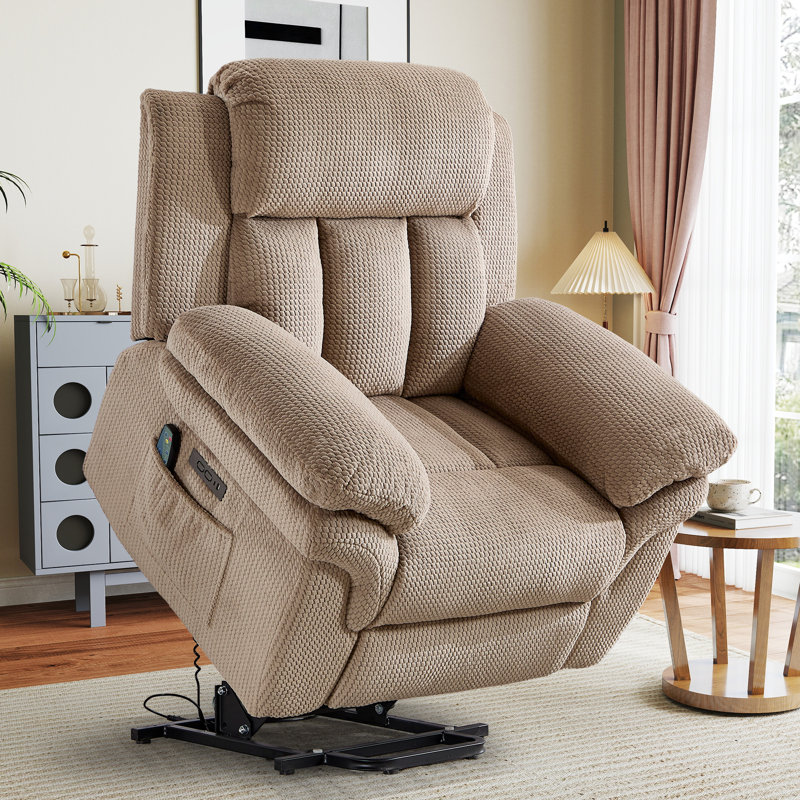 Fauteuil inclinable électrique en chenille Bucher, Sable