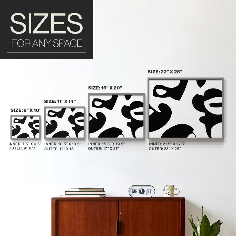 Twilight -Framed Print - Restickable, Grey, 22" H x 28" W