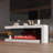 Electronic Fireplace With TV Stand