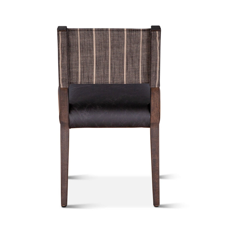 18'' H Upholstered Side Chair, Black
