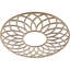 Médaillon de plafond en bois d'aulne de 28 po x P 9 5/8 po x P 3/8 po, aulne-63411895-63411896