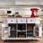 Large Kitchen Island With Rubber Wood Drop Leaf - Embossed Texture Rolling Kitchen Cart On 5 Wheels With Ample Storage-748703024