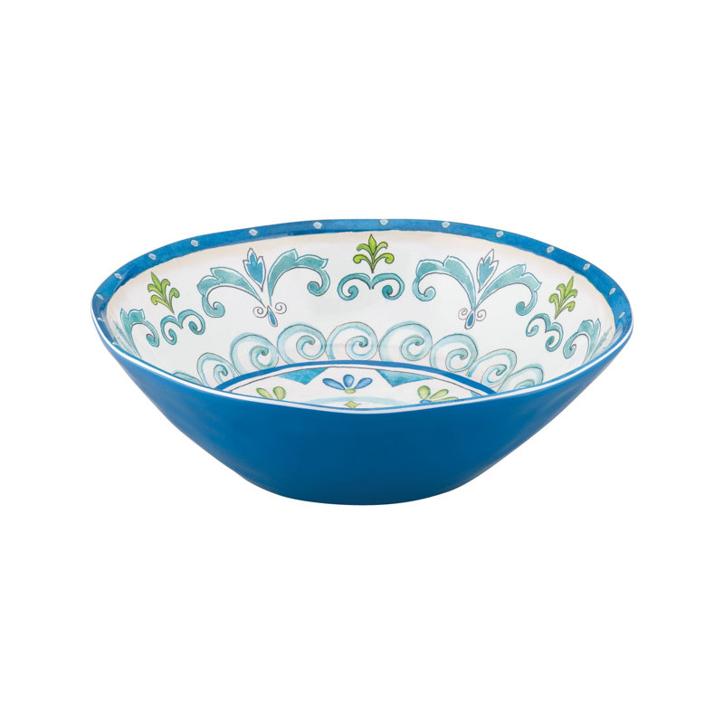 Derf Jewel Medallion Melamine Salad Bowl