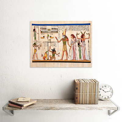 Painting Ancient Egyptian Heiroglyphics Horus Thoth Anubis Mural - No Frame Art Prints