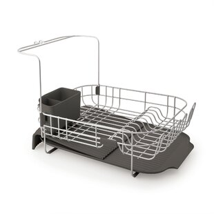 Laura Ashley 13.58-in W x 17.52-in L x 5.31-in H Metal Dish Rack in the Dish  Racks & Trays department at