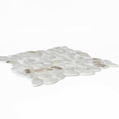 Huron Glass Pebbles Mosaic Tile