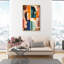 Oliver Gal Vibrant Connections I Abstract - Heavy Gel Top Coat Framed Canvas Art-839659602-839659614