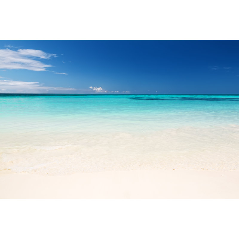 Plage de sable - photographie sur toile tendue, H 20 po x l 30 po