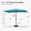 Parasol de table rectangulaire 6,5 'x 10'-670938857