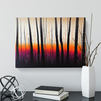 Splashed Forest Vol.4 Abstract - Wrapped Canvas