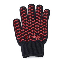 Kapoosh Heat Resistant Glove, Red Silicone Grip