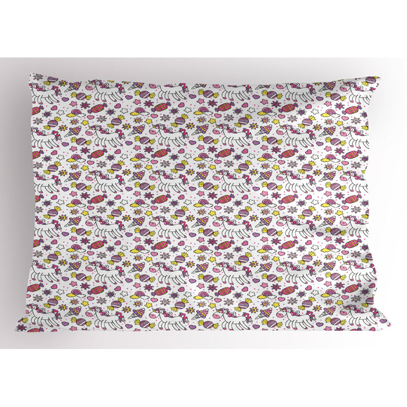 Ensemble de 2 taies décoratives licorne Ambesonne