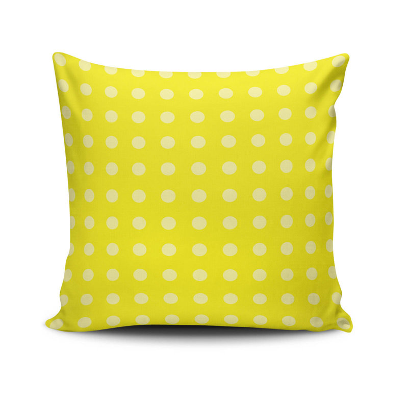 Coussin décoratif, 17,0 x 17,0 pouces, 50% coton / 50% polyester, lavable à la machine, repassable, rembourrage en silicone, fermeture à glissière dissimulée | Coussin décoratif doux et élégant pour le salon, la chambre à coucher et le bureau