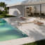 Carrelage extérieur en porcelaine 24 po x 24 po American Surface-124871271