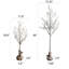 Arbre de Noël blanc floqué / givré-1275891523