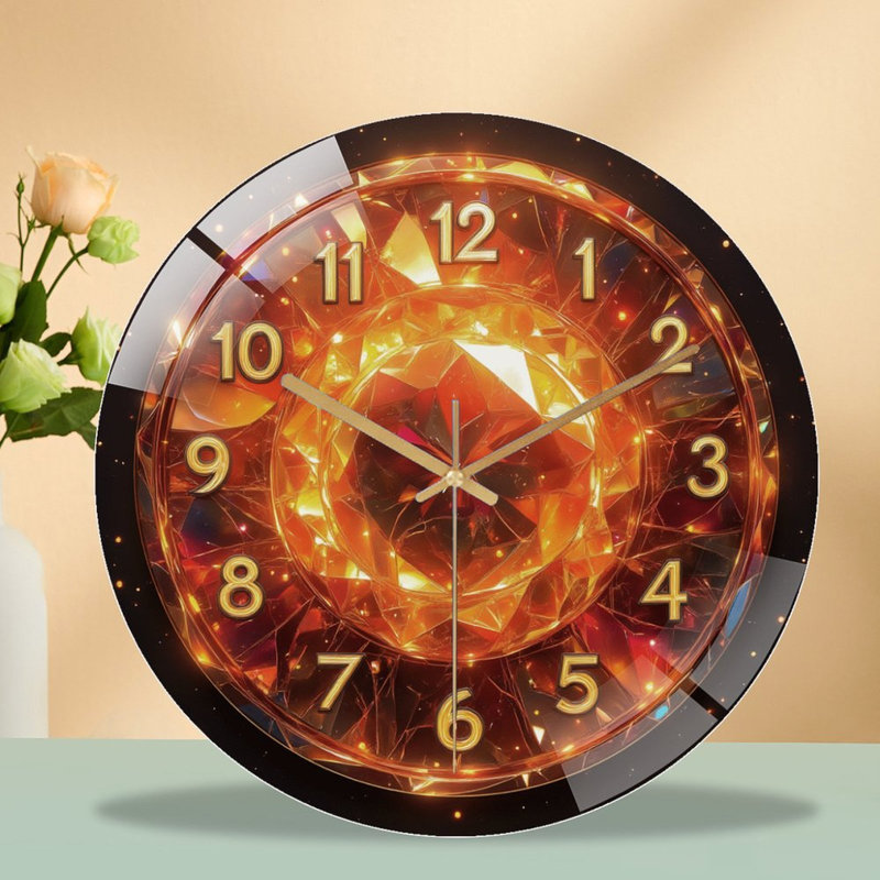 Horloge murale 12 po Glowing