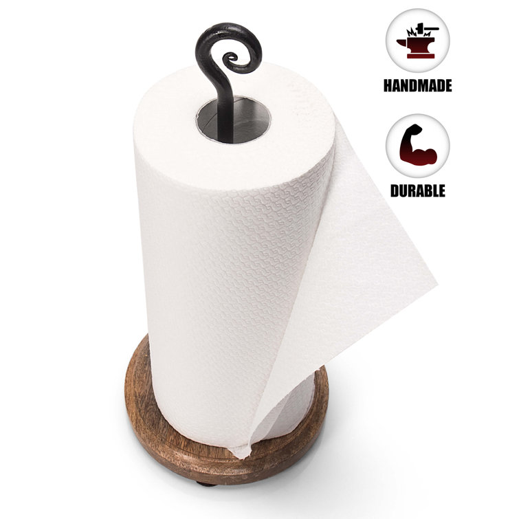 Scroll Deco Freestanding Paper Towel Holder Red Barrel Studio