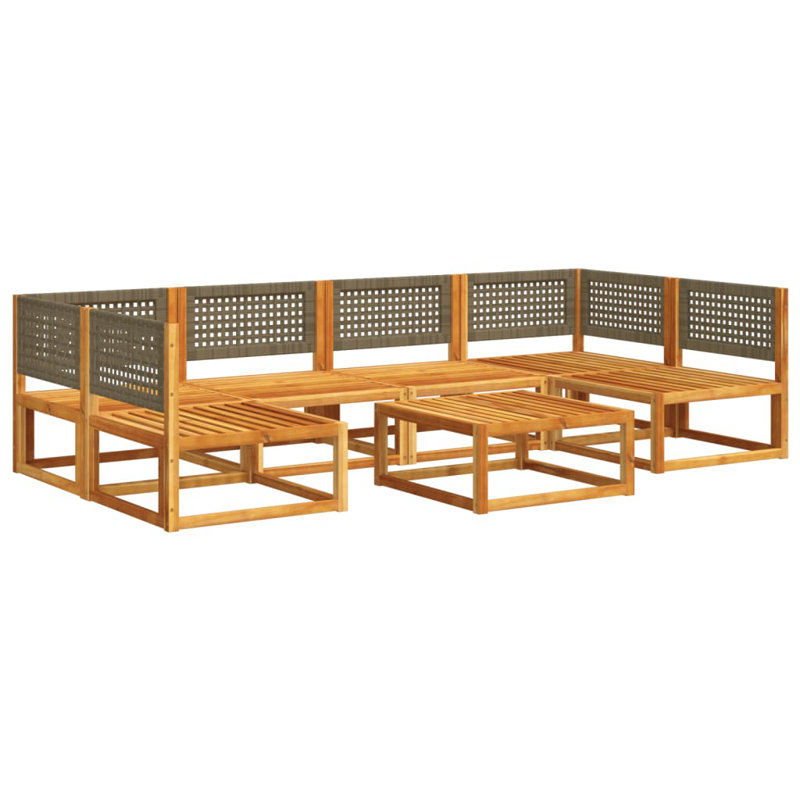  Garden Sofa Set Grey