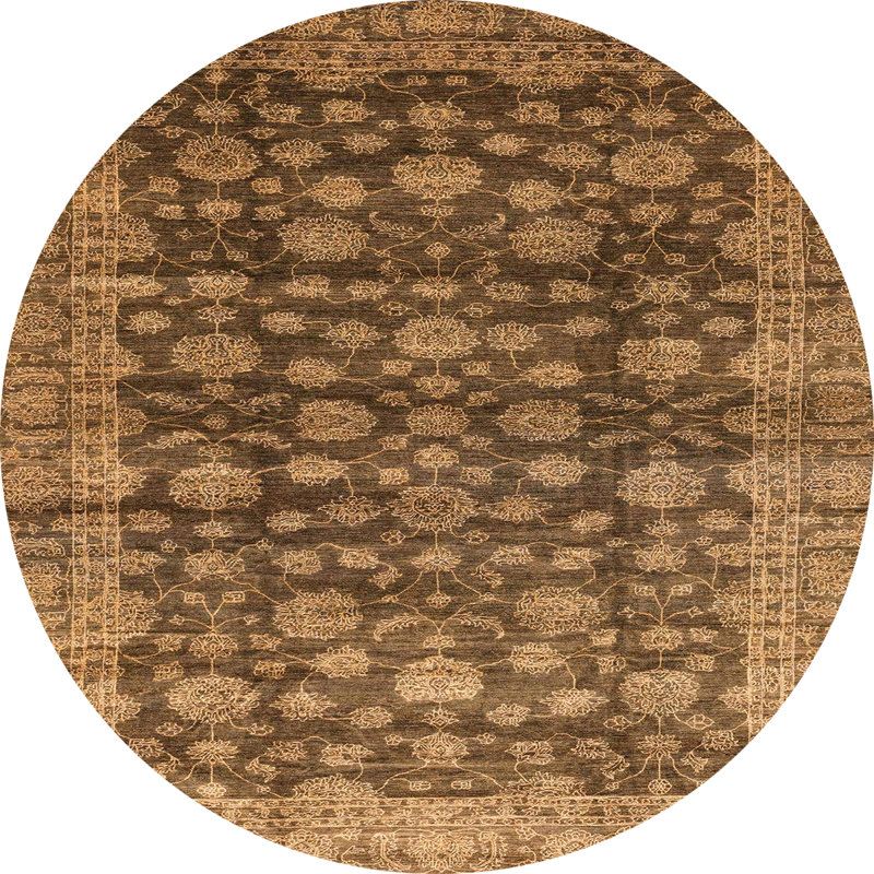 Tapis abstrait moderne 3230, Rond 4 pi