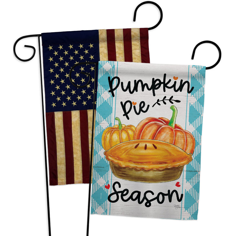 Double Sided 18.5 in. H x 13 in. W Polyester Garden flag