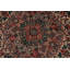Tapis rouge / vert en laine noué à la main 8 pi 2 po x 10 pi 3 po Roca Oriental