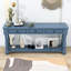 Console de 63 po avec 3 tiroirs et tablette Dolo de style méditerranéen Dolo-369046429