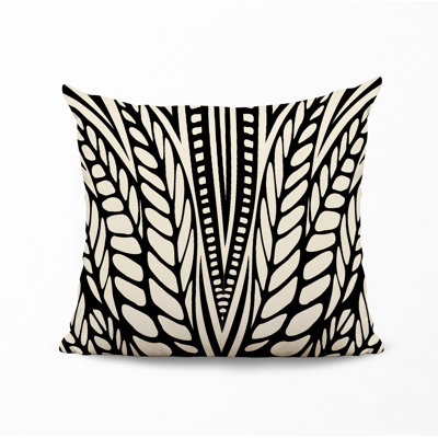 Polyester Throw Square Indoor/Outdoor Pillow Cover & Insert