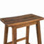 Tabourets de cuisine en bois à hauteur de comptoir 2 pièces Farmhouse Rustic