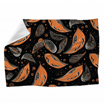 Machine Printed Throw Blanket