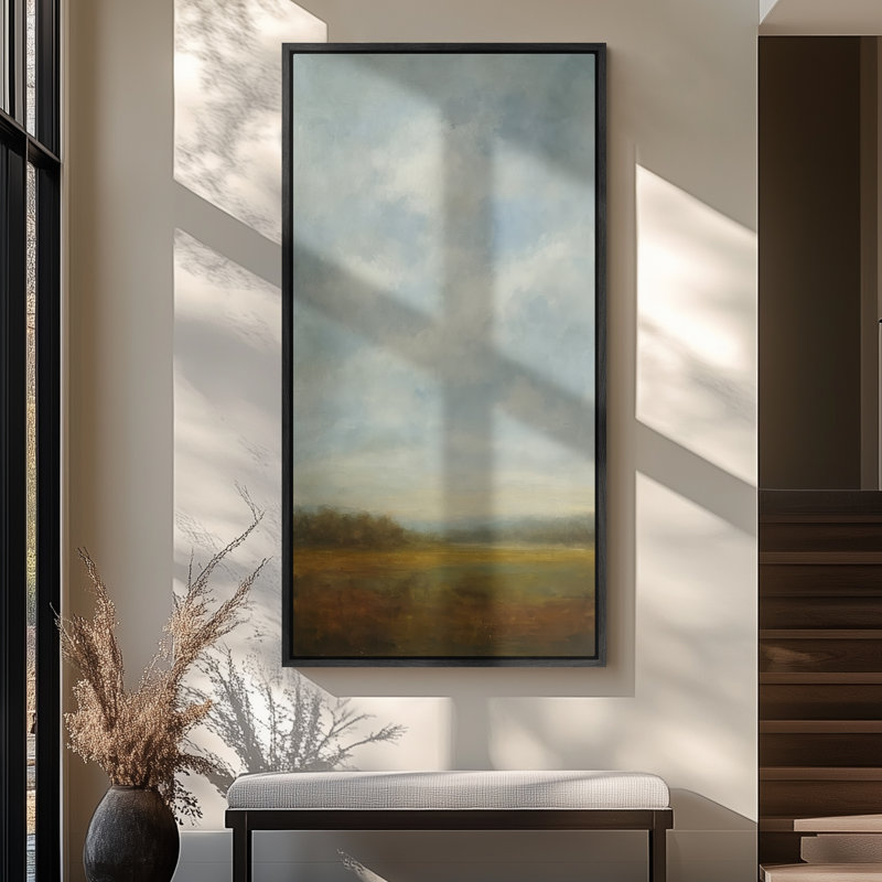 Très grand art mural rétro encadré pour art classique, Noir, H 60 po x l 30 po