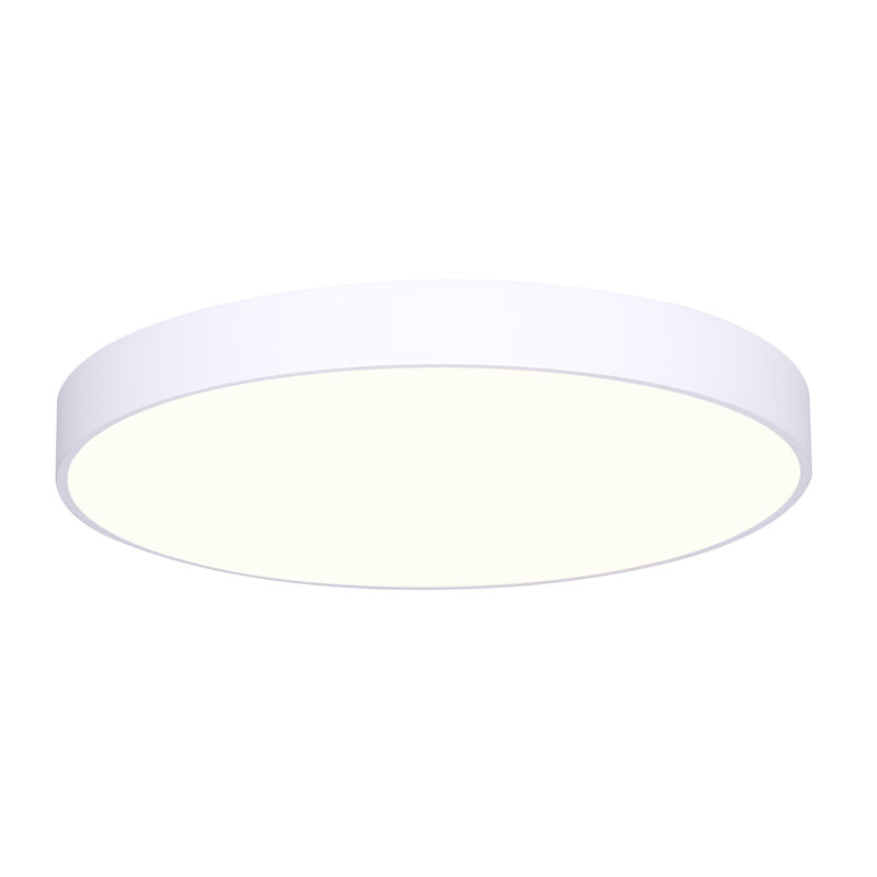 Plafonnier encastré simple à 1 lumière Caraban, Blanc, H 0,77 po x l 6,7 po x P 6,7 po
