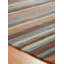 Tapis bleu / jaune tissé à la main Lamere
