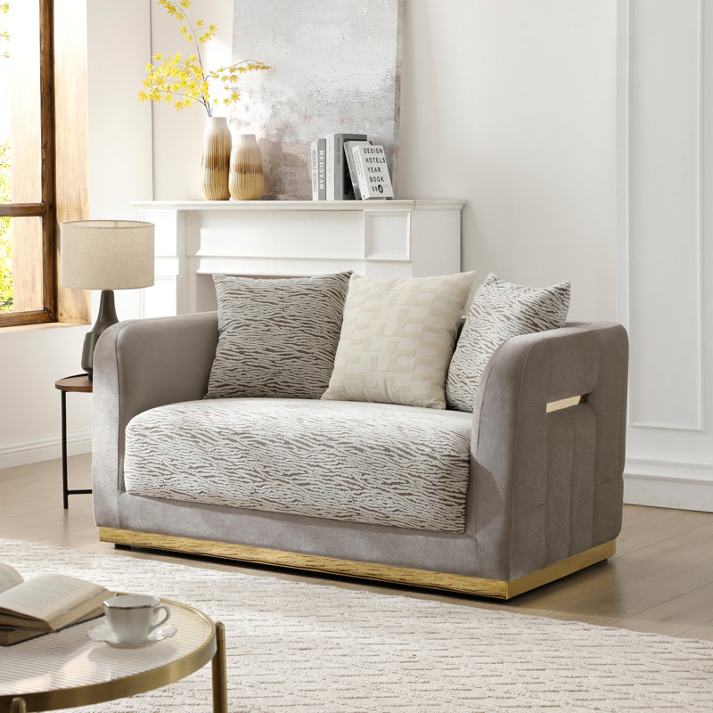 Causeuse Lexington G00280A-L, brun / beige clair