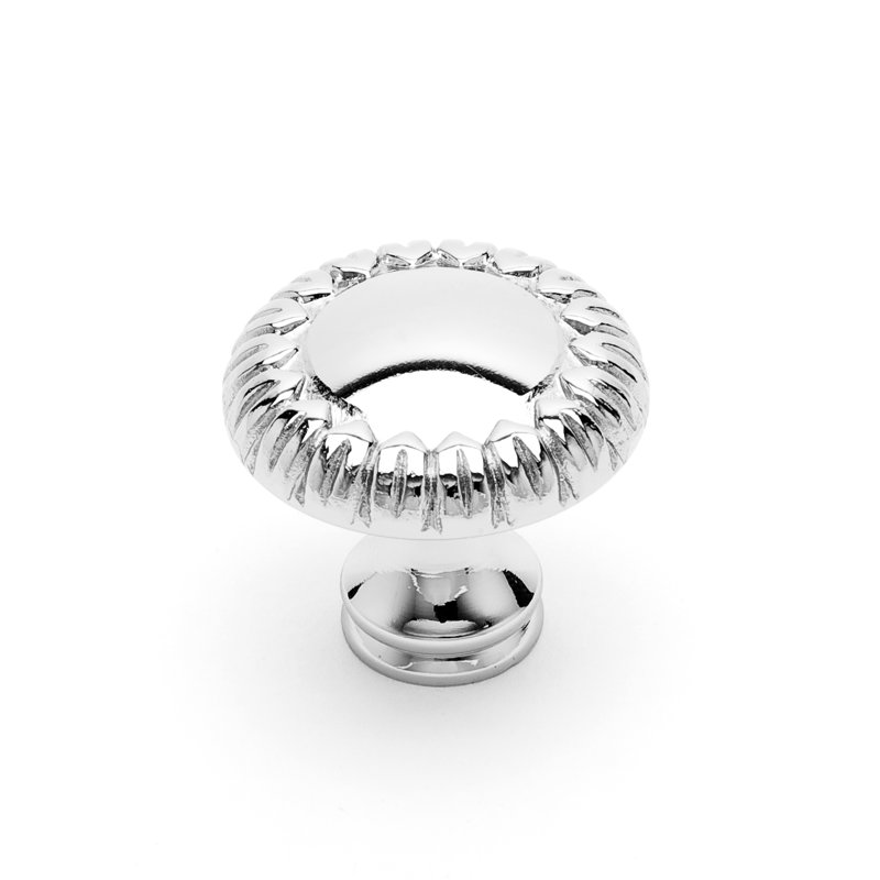 Poignée champignon avec pétales End CK Series, Nickel poli, Petit