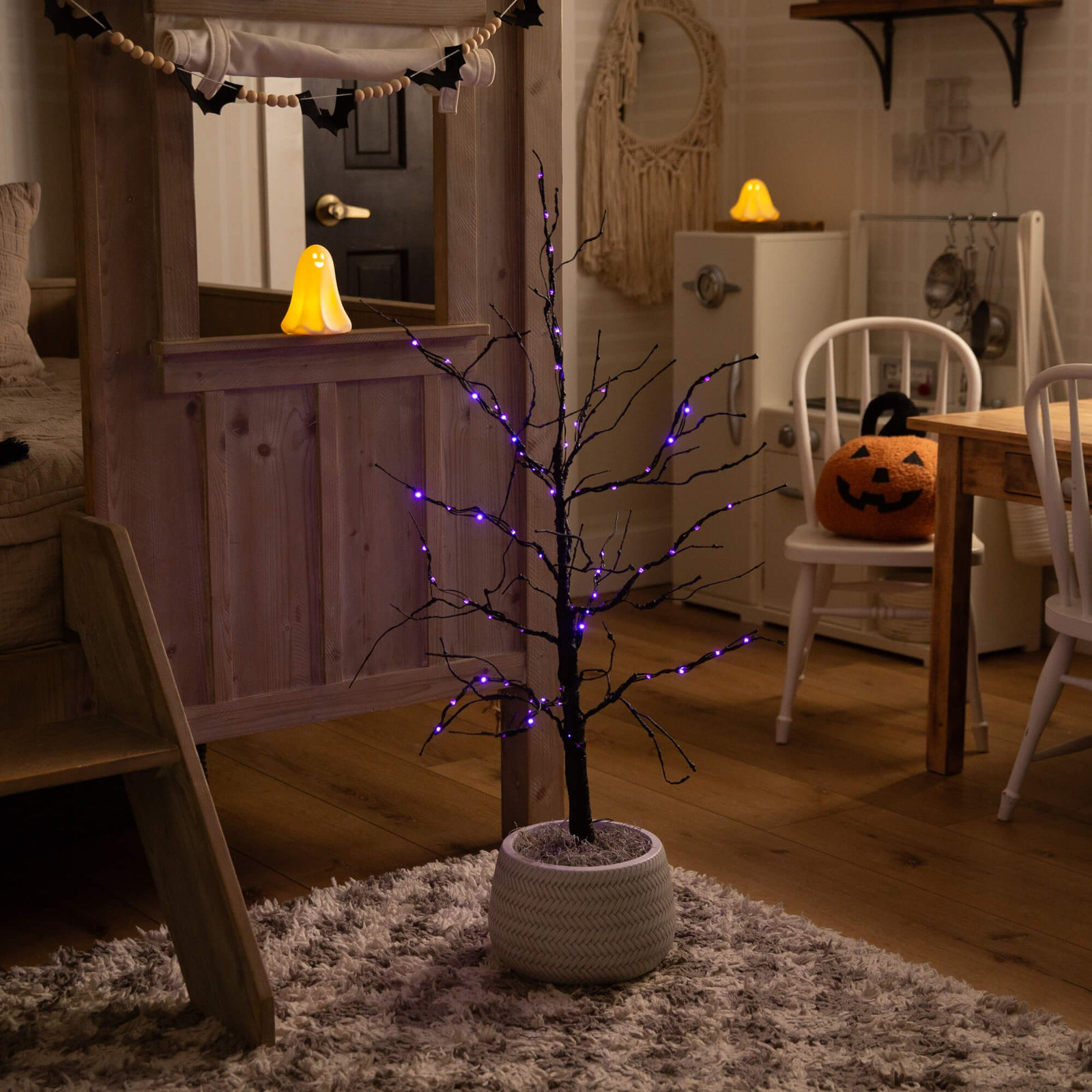 36" Pre-Lit Twig Tree with Base Included