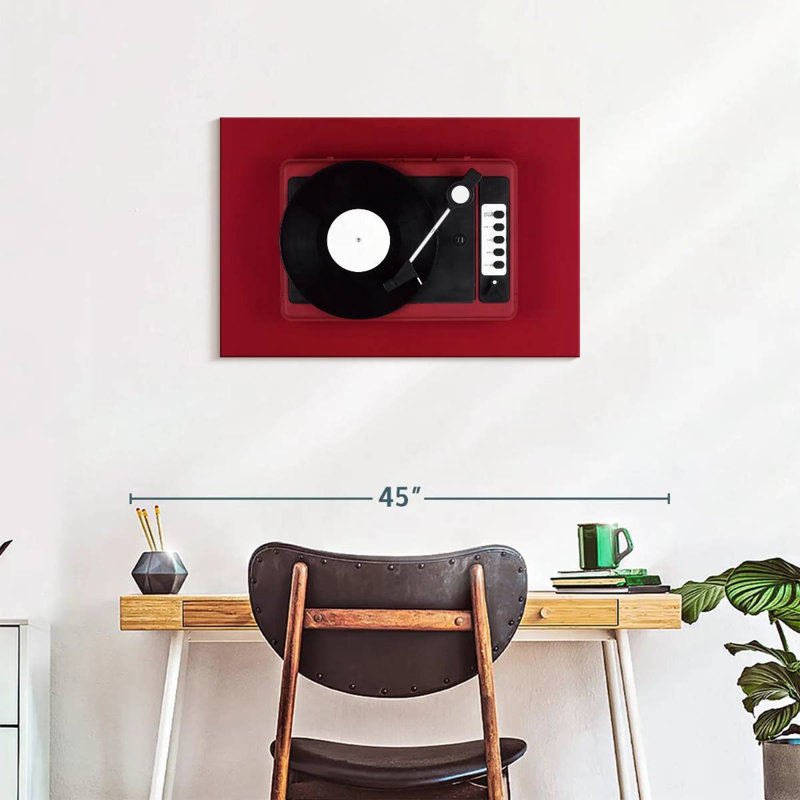 Abarca Red Turntable, 20" H x 30" W