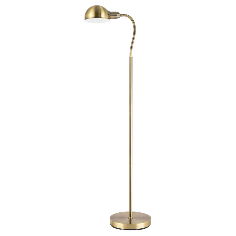 140cm Antique Brass Task Floor Lamp