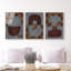 Checkered Dominos Set High-Gloss Frameless Acrylic Glass Wall Art Abstract Print by Oliver Gal, Ready to Hang, 10 x 15-1692283301-1692283326