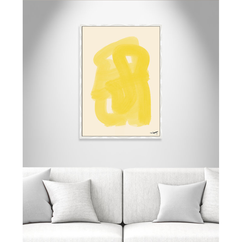 Matin Dete Print by N.Atelier, White Framed Print without Mat, 35.5" H x 25.5" W x 0.75" D