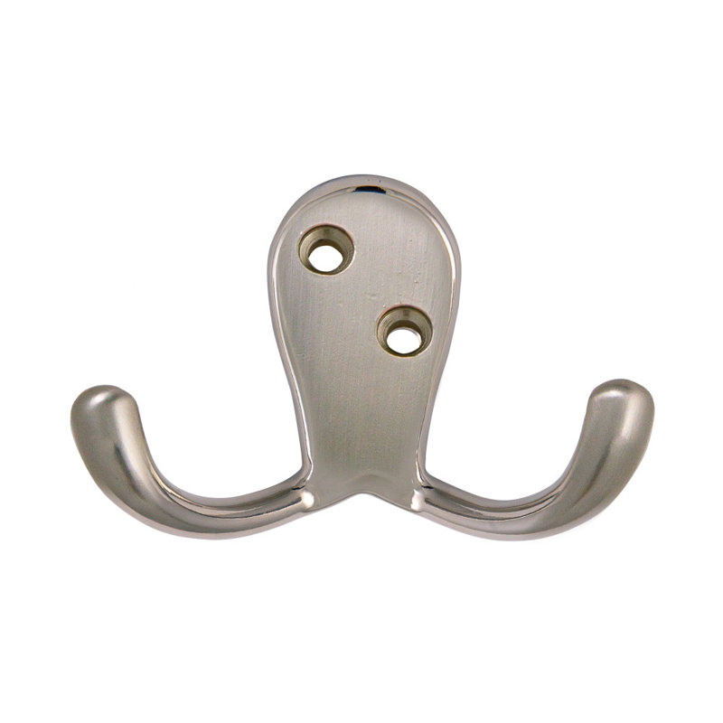 Wall Mounted Towel Hook, Satin Nickel