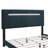 Velvet Upholstered Bed Frame With Adjustable Features-827340073
